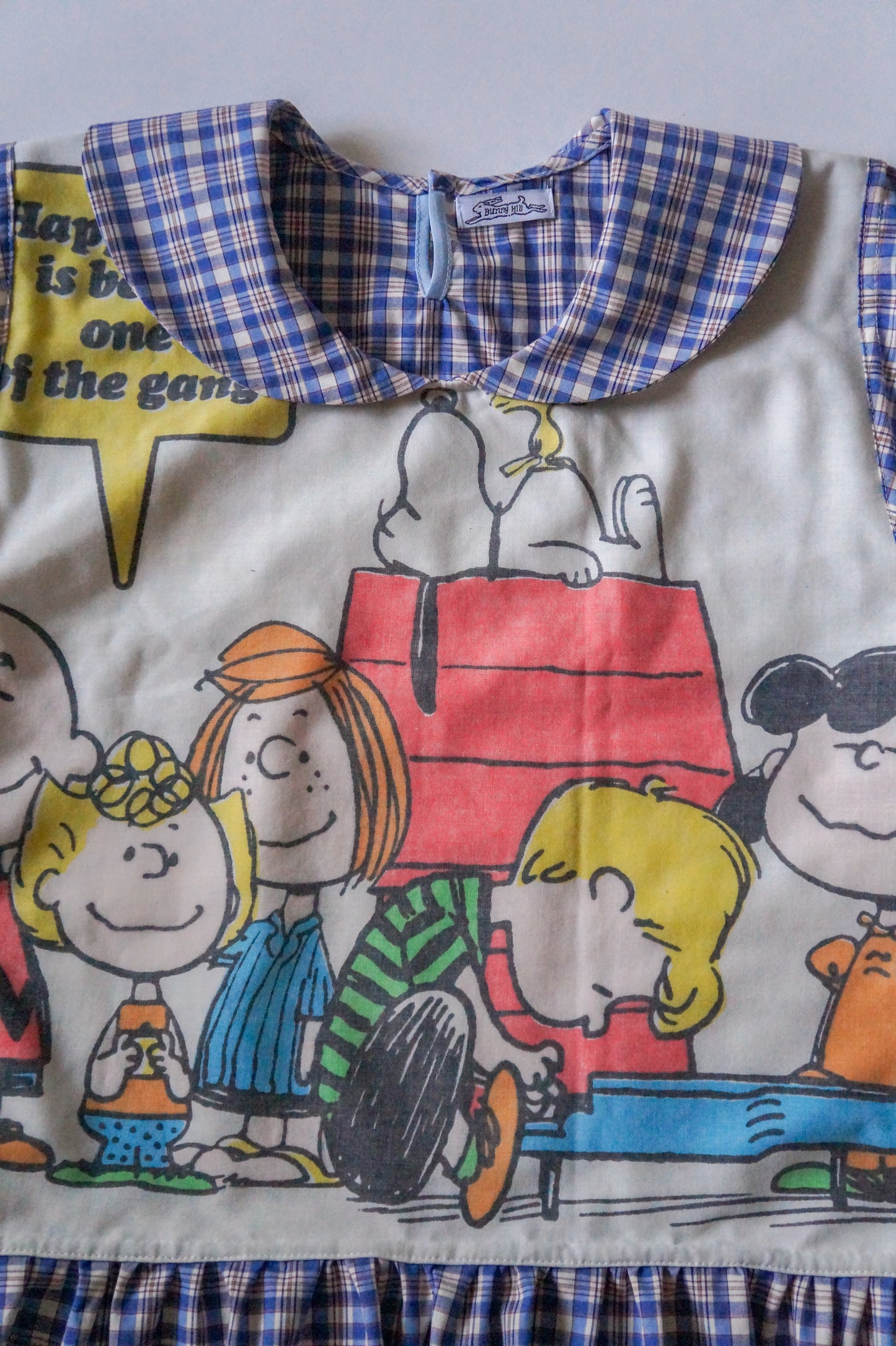 Handmade vtg peanuts peter pan collar babydoll blouse (S)
