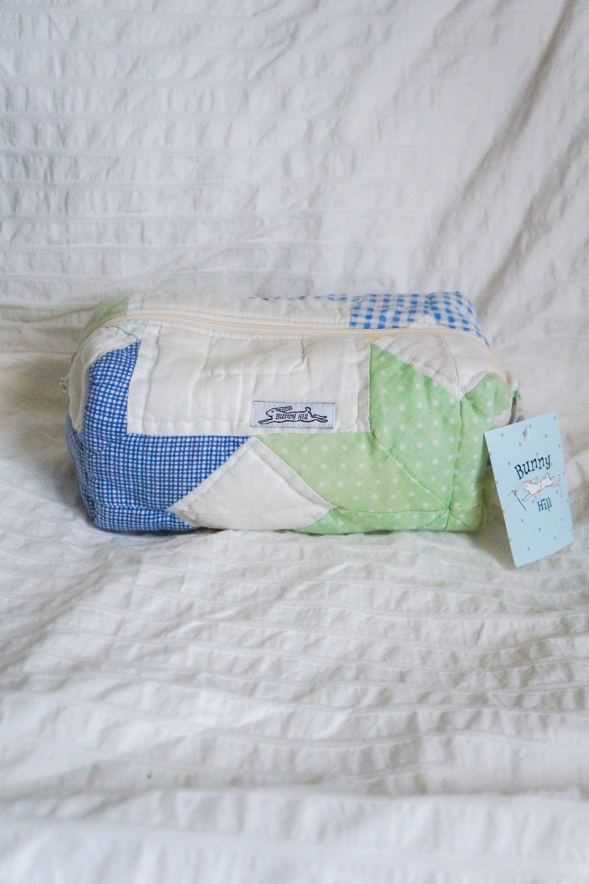 Handmade star patchwork quilt regular box pouch
