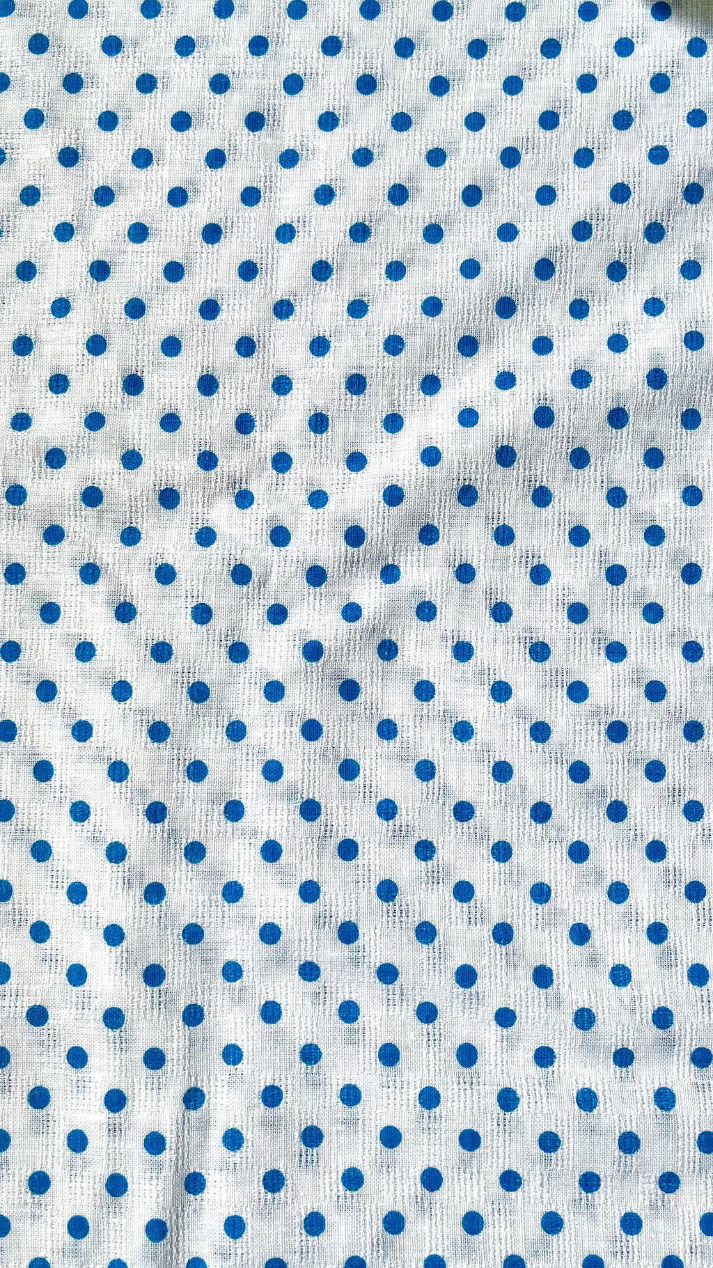 *PRE-ORDER* vintage blue polka dot bowler bag