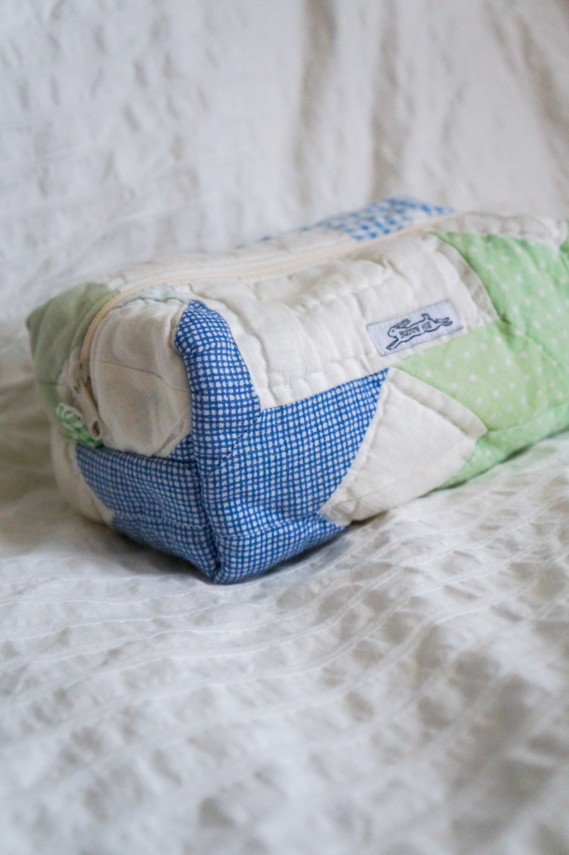Handmade star patchwork quilt regular box pouch