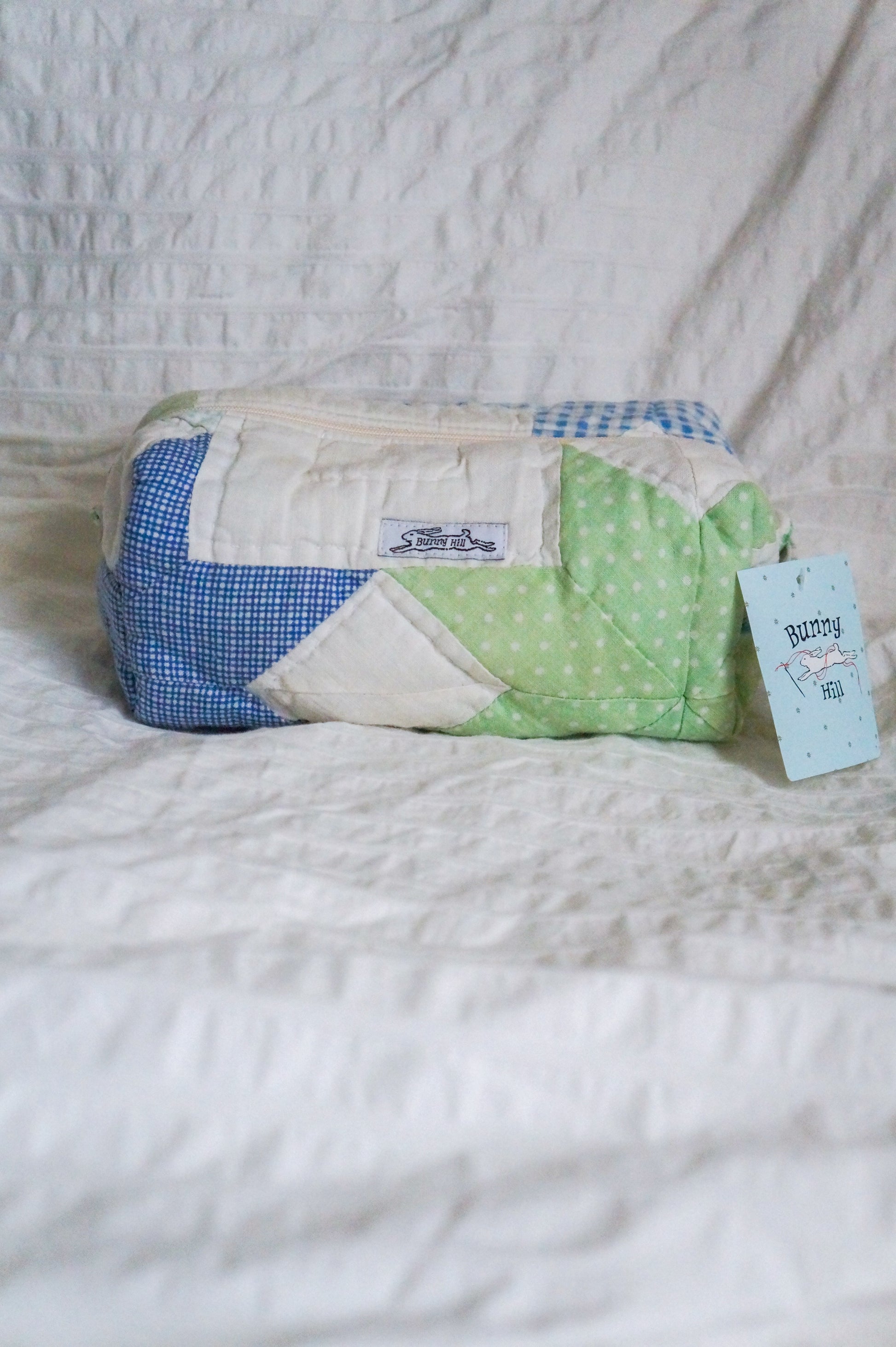 Handmade star patchwork quilt regular box pouch