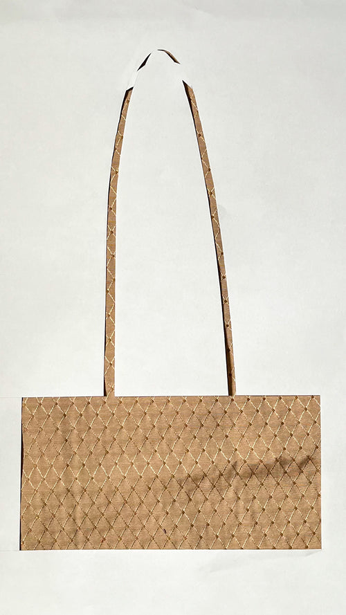 *PRE-ORDER* gold diamond upholstery bowler bag