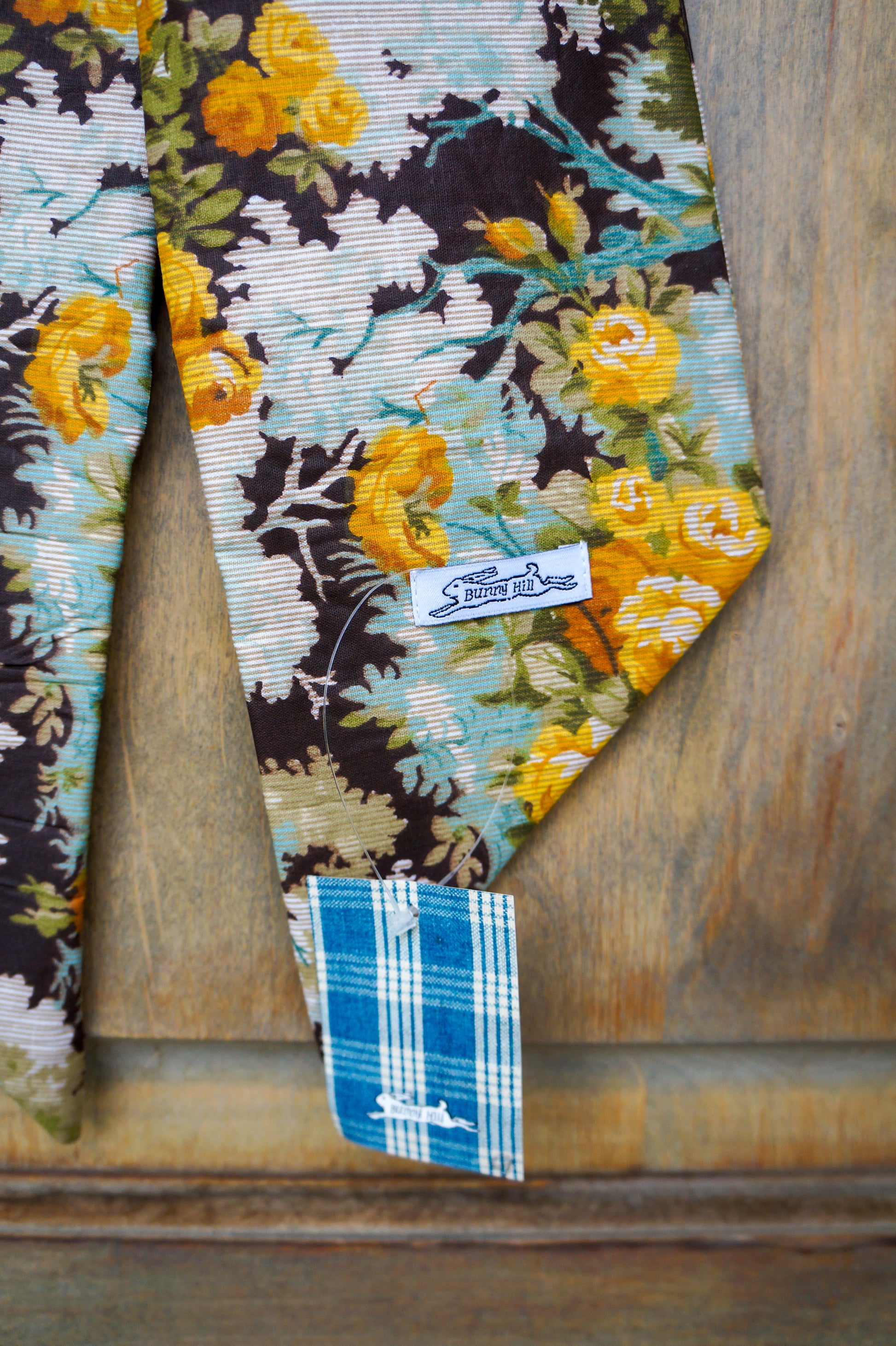 Handmade bow- vintage rose garden