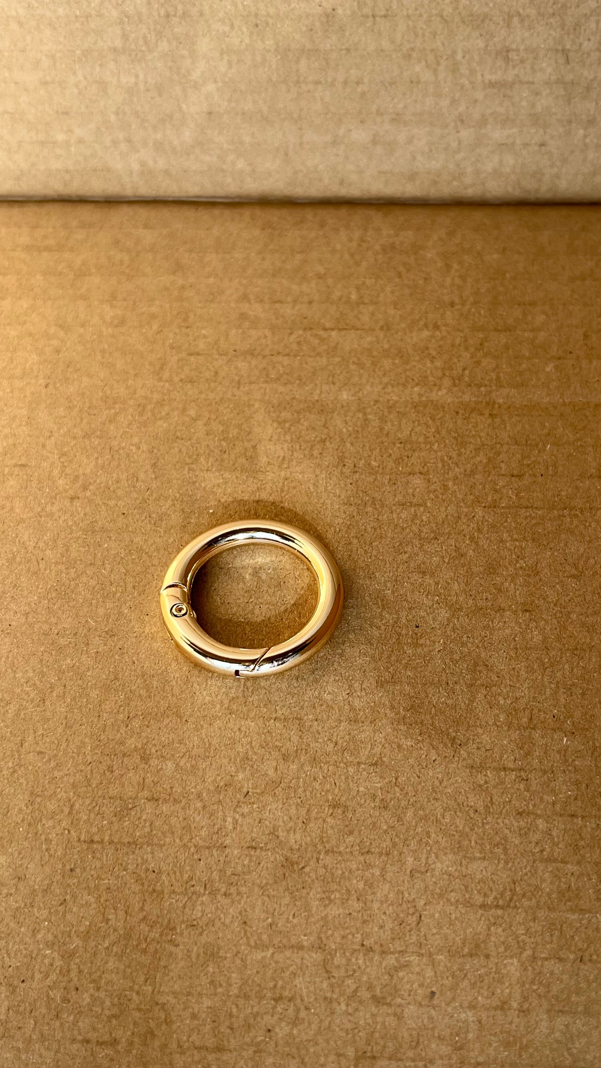 3/4" Jump Spring Circle Carabiner